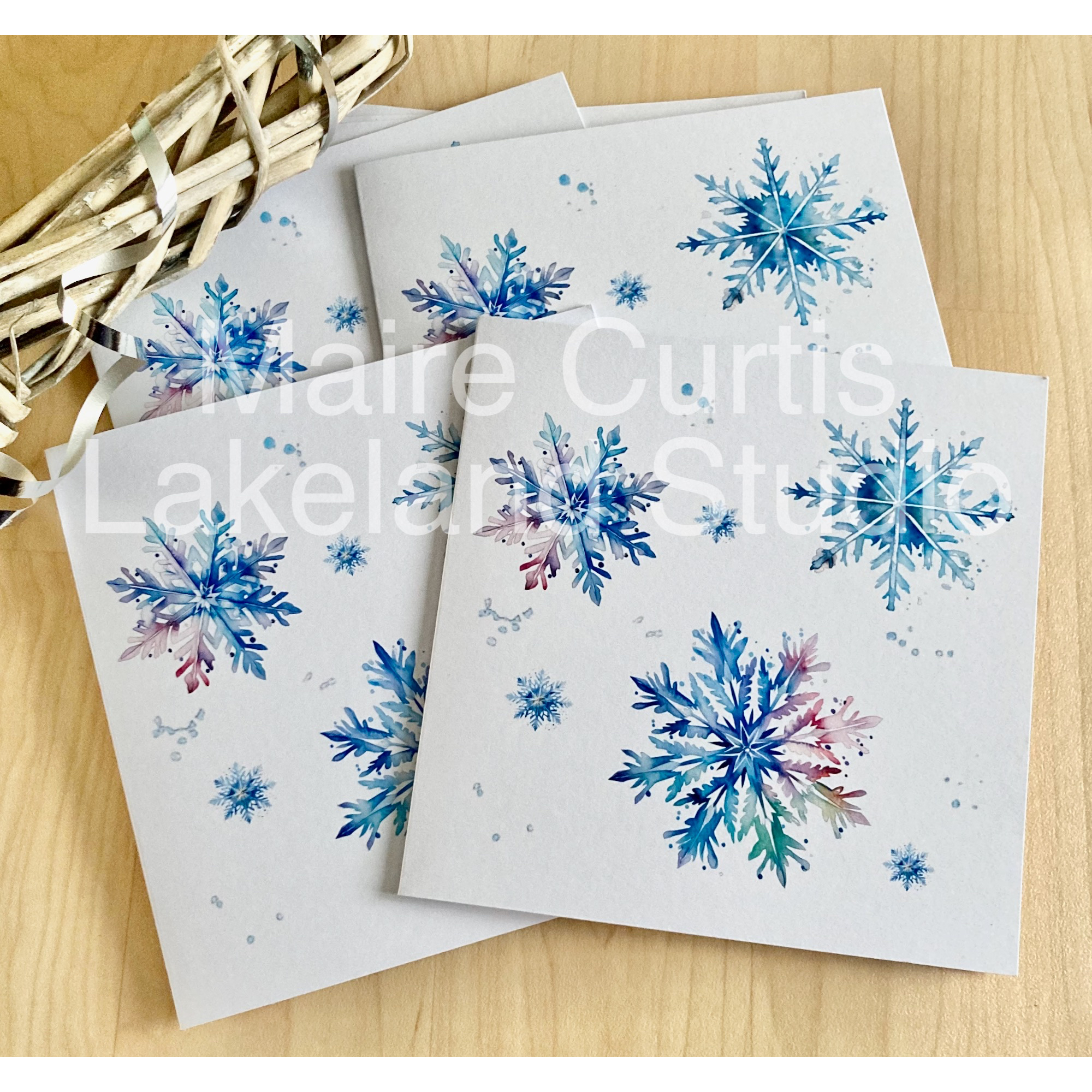 New Snowflake Christmas Cards